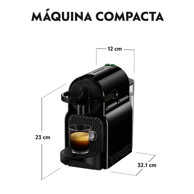 Máquina de Café DELONGHI Nespresso Inissia EN80.B Preto
