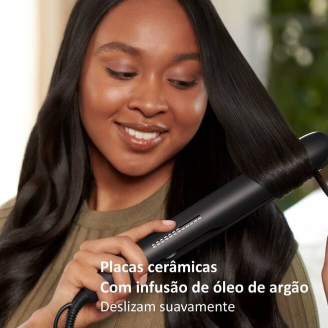 Alisador de Cabelo PHILIPS BHS510/00 (Cerâmica 120-230 °C)