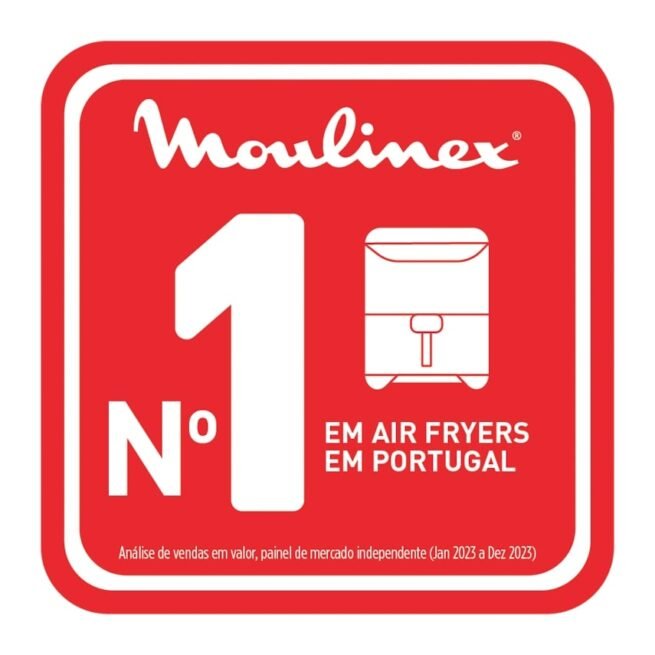 Fritadeira sem Óleo MOULINEX Air Fryer Easy Fry Grill XXL EZ801D10 (6.5L - Preto)