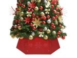Saia de árvore de natal Vermelho Metal (Ø68x25 cm)